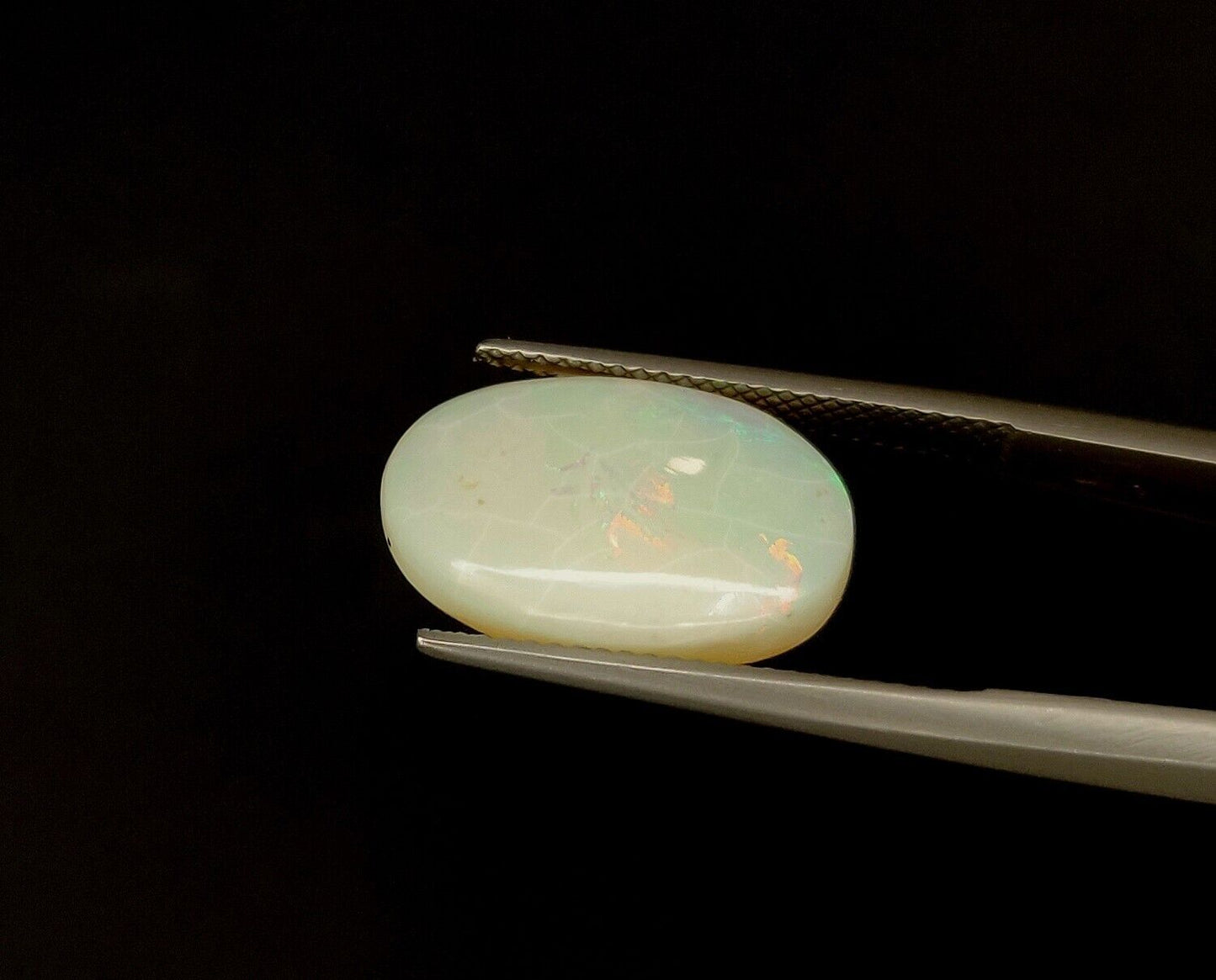 Natural Australian Multi Fire Opal Oval Shape Loose Gemstone For Jewelry Making