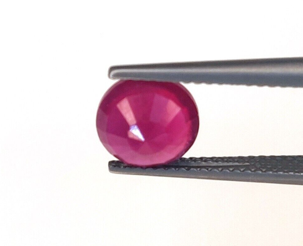 10 Pcs Natural Ruby 6mm Round Shape Precious Loose Gemstones For Jewelry