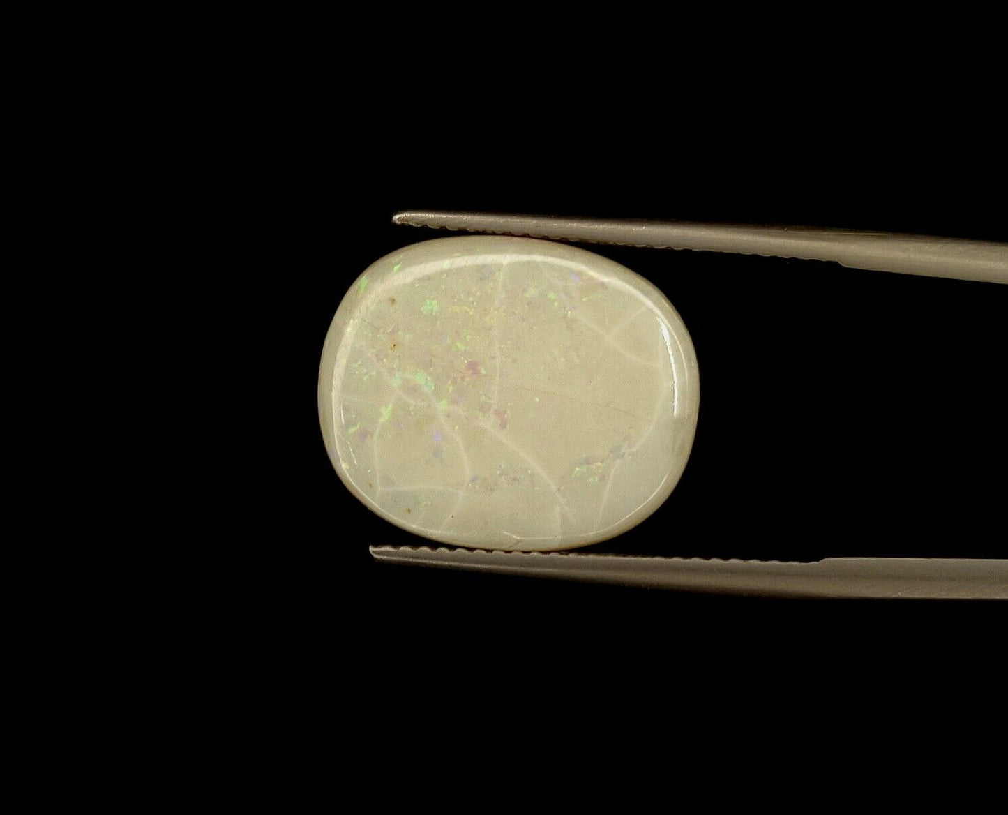 Natural Australian Multi Fire Opal Oval Shape Loose Gemstone For Jewelry Making