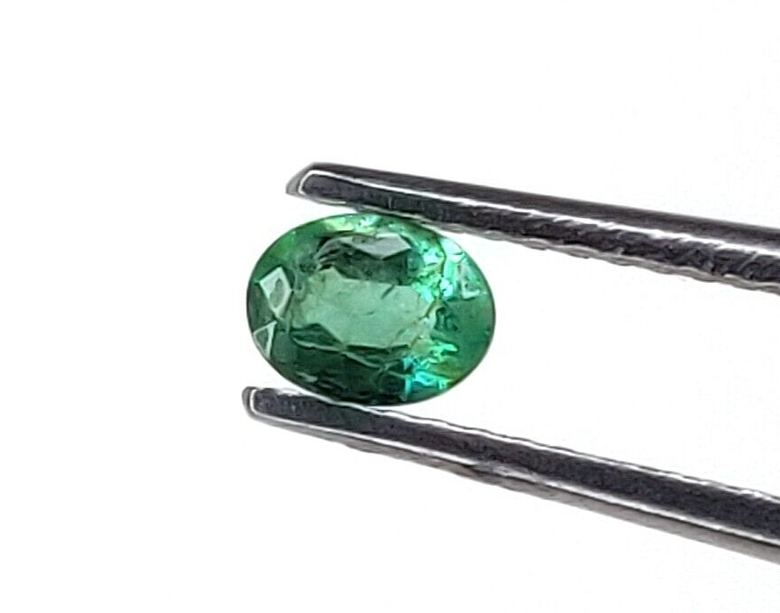 Natural Zambian Emerald 4 Pc 4.5x3.5mm Oval Precious Gemstone For Jewelry Making