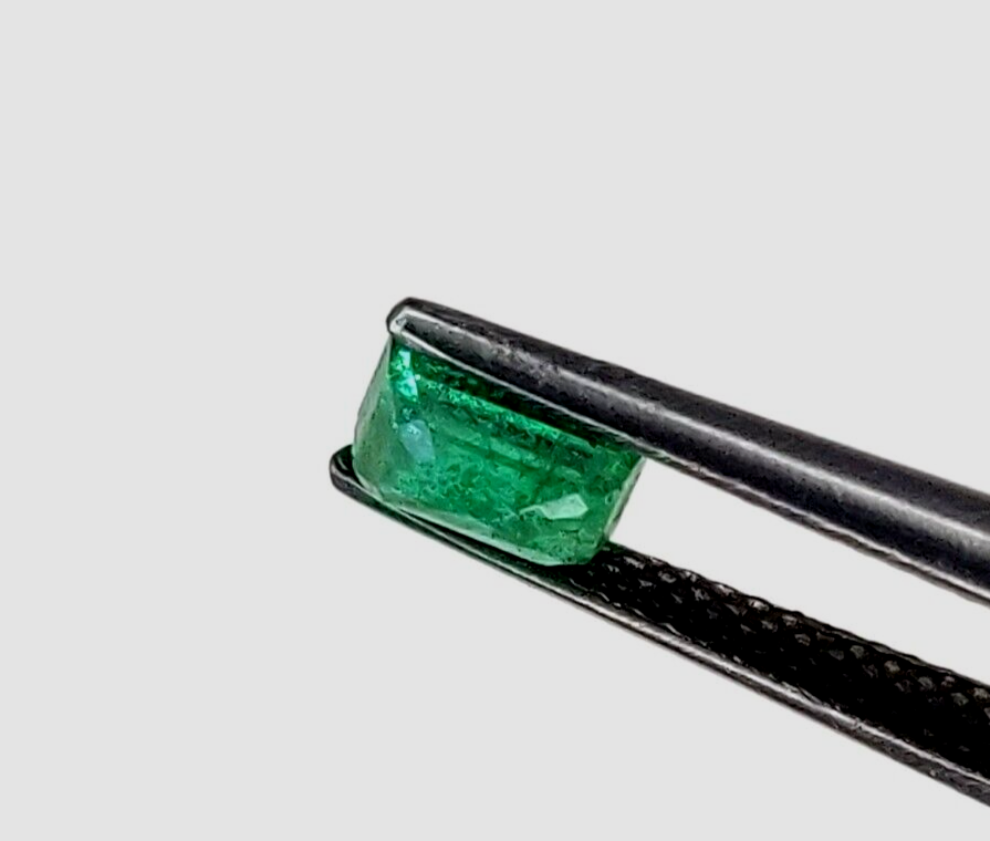 Emerald Gemstone Zambian Natural Emerald Gemstone 6x4mm Octagon Shape Gemstones