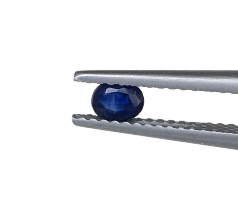 10 Pcs Natural Blue Sapphire 4x3mm Oval Shape Precious Loose Certified Gemstones