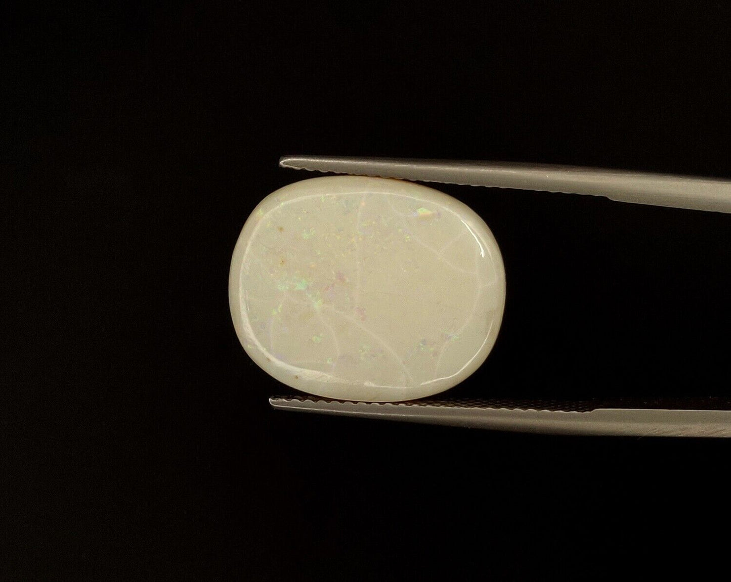 Natural Australian Multi Fire Opal Oval Shape Loose Gemstone For Jewelry Making