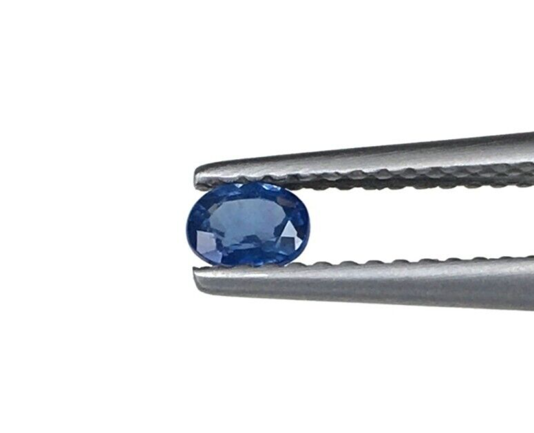 10 Pcs Natural Blue Sapphire 4x3mm Oval Shape Precious Loose Certified Gemstones