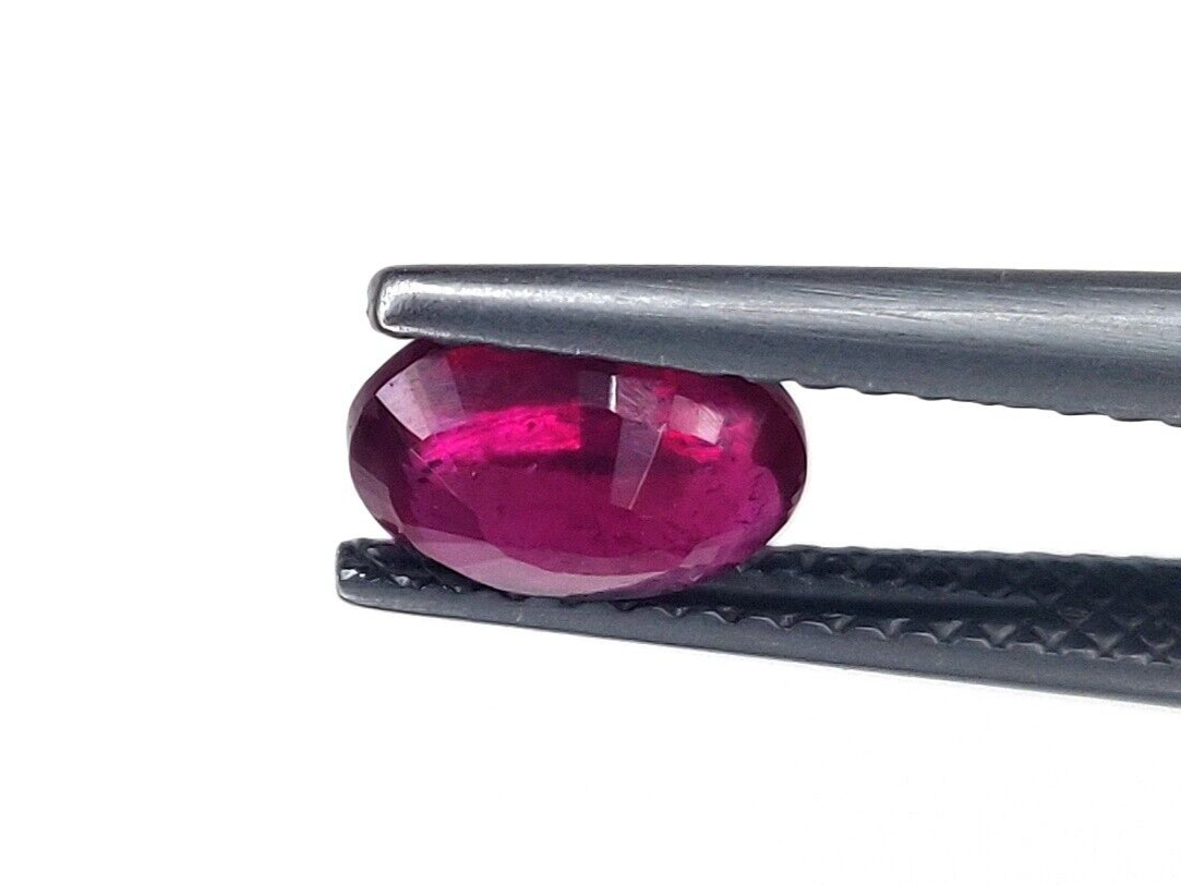1 Pc Natural Ruby Top Quality 7x5mm Oval Shape Precious Loose Jewelry Gemstones