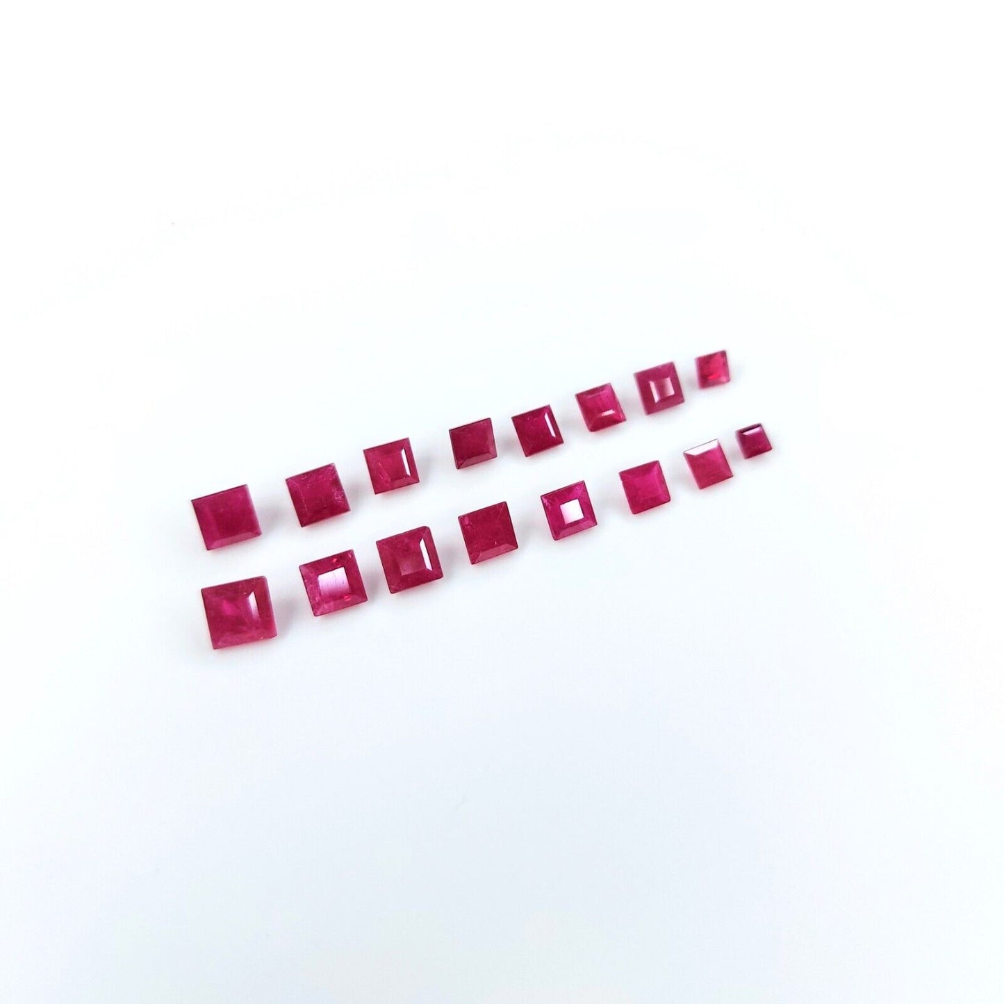 6mm Natural Ruby Square Shape Precious Loose Gemstone | Certified Loose Gemstone