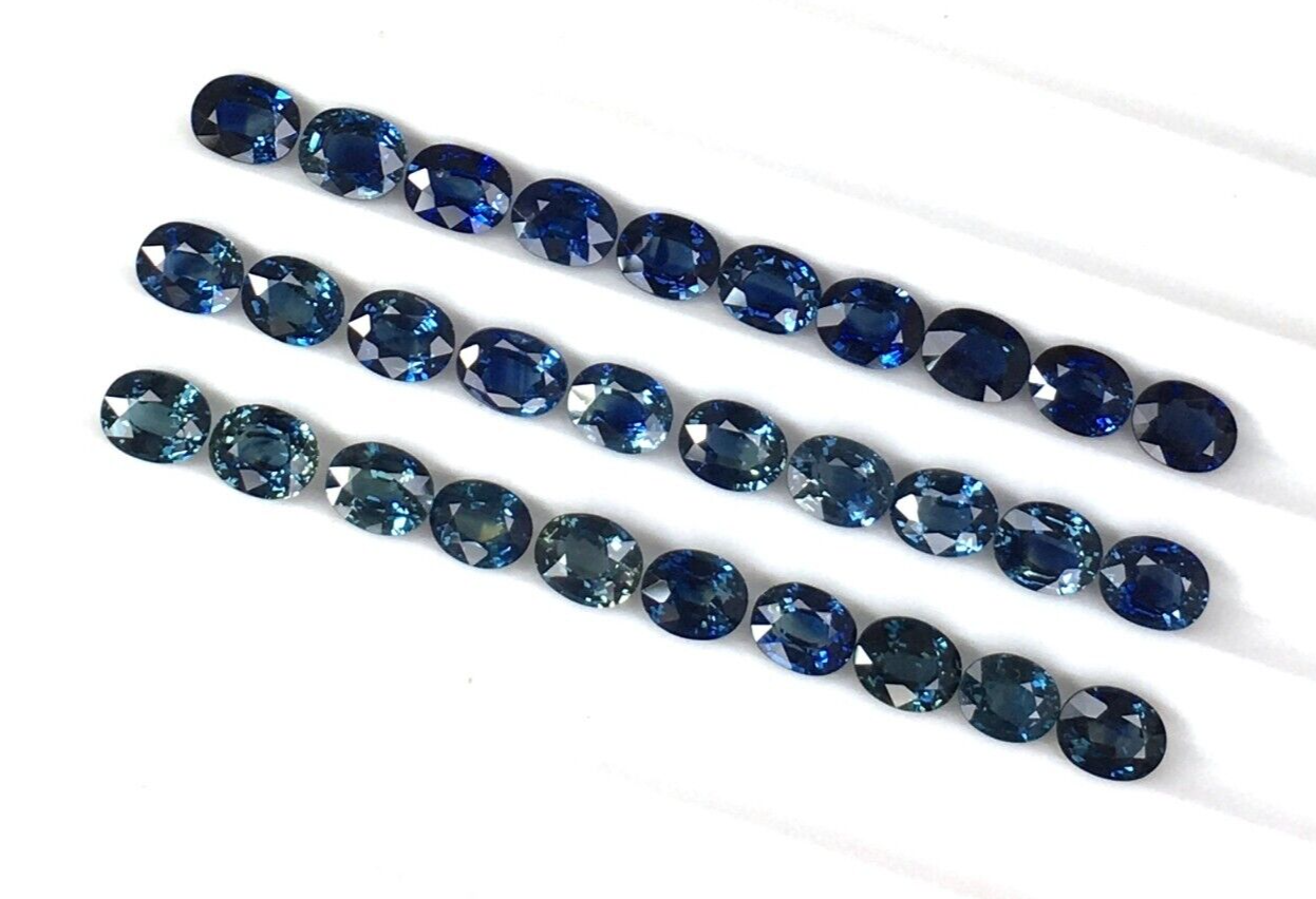5x4 Mm Natural Blue Sapphire Cut Stone Blue Sapphire Faceted Stone Blue Sapphire