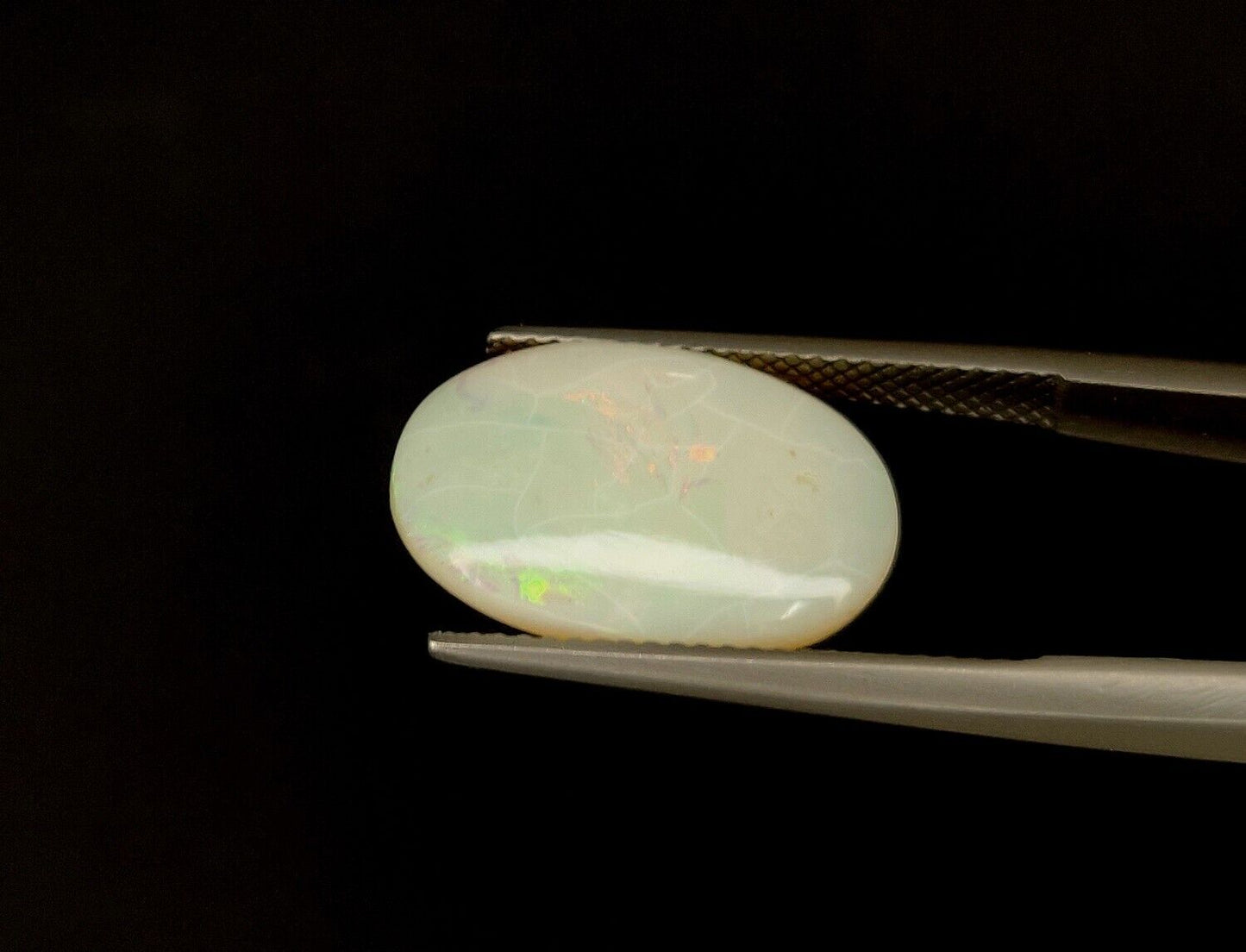 Natural Australian Multi Fire Opal Oval Shape Loose Gemstone For Jewelry Making