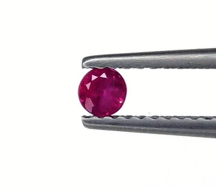 Burma Ruby 15 Pcs 3mm Natural Round Diamond Cut Lot Calibrated Loose Gemstones
