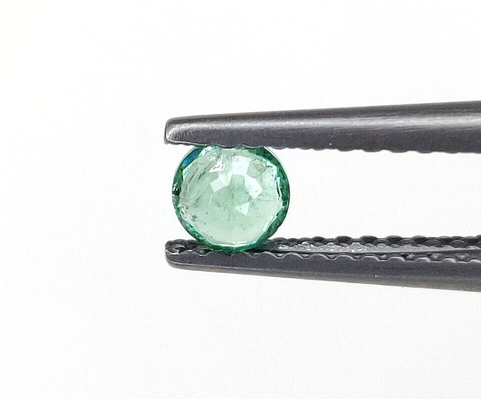 5 Pcs Natural Zambian Emerald 3mm Round Loose Precious Certified Gemstones