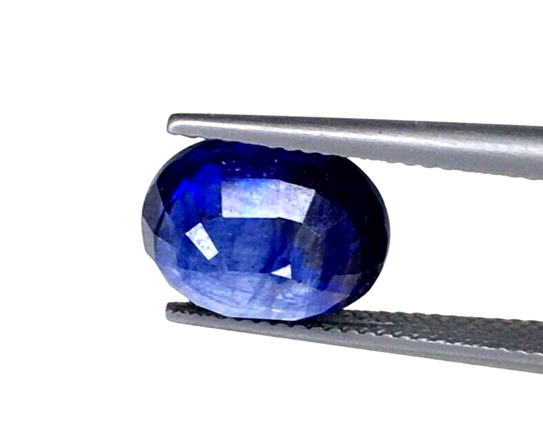 Natural Blue Sapphire 12x10mm Oval Shape Loose Gemstone Precious Certified Stone