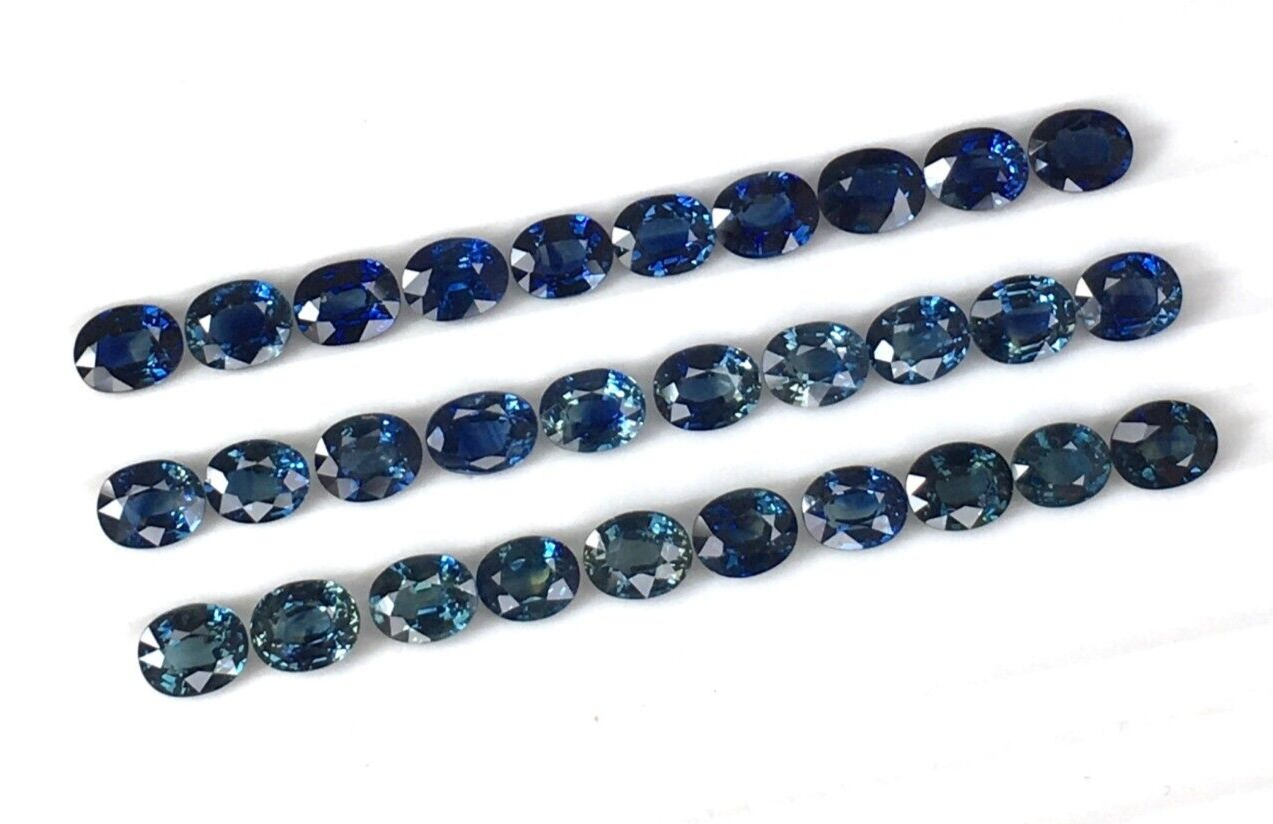 5x4 Mm Natural Blue Sapphire Cut Stone Blue Sapphire Faceted Stone Blue Sapphire