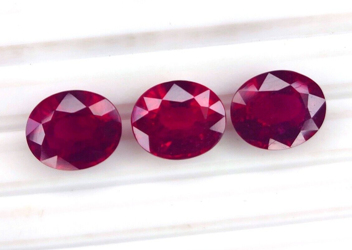 12x10mm 1 Pc Natural Ruby Top Quality Oval Shape Precious Loose Jewelry Gemstone