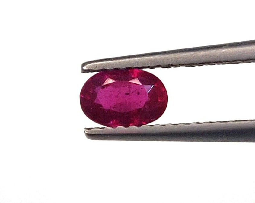 10 Pcs Natural Ruby 6x4mm Oval Shape Precious Loose Gemstones For Jewelry Making
