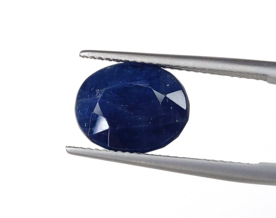 Natural Untreated Blue Sapphire 8.42cts Oval Shape Precious Loose Gemstone