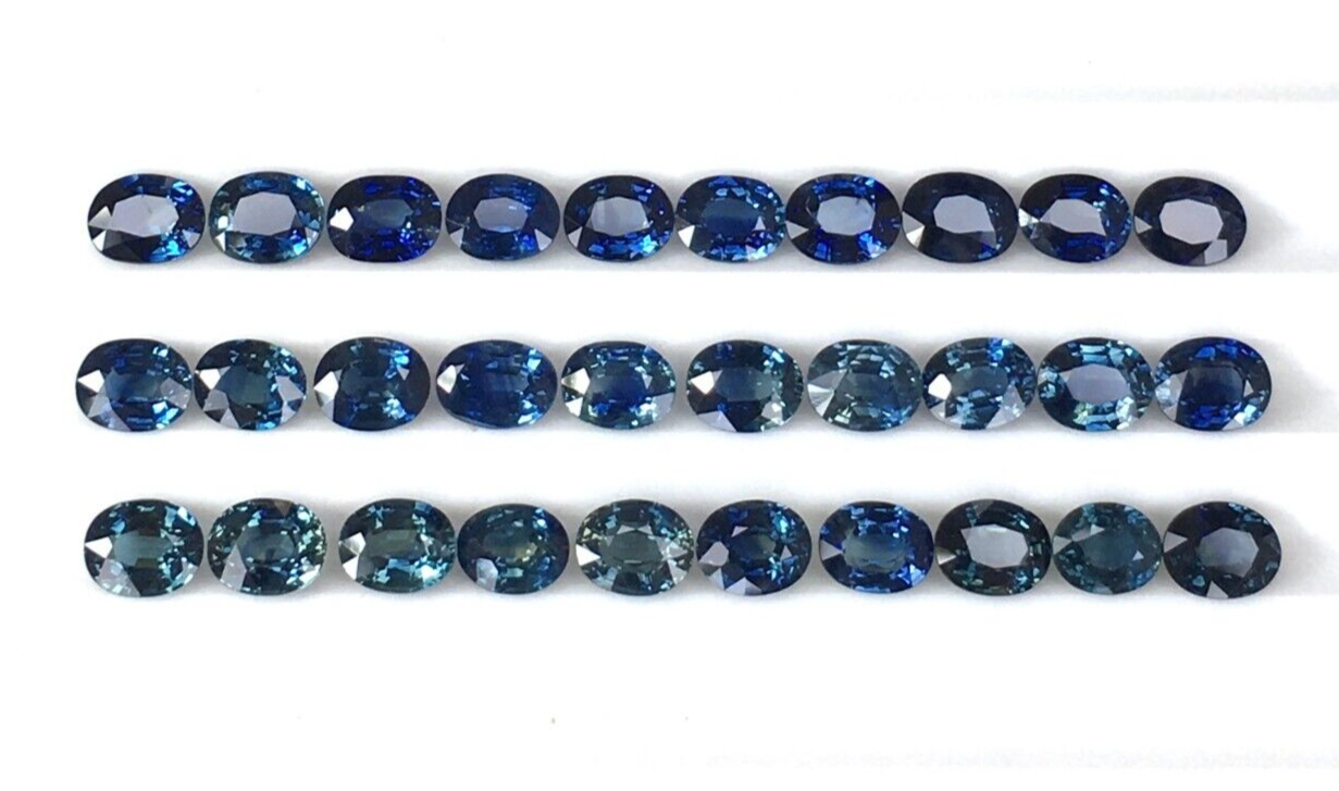 5x4 Mm Natural Blue Sapphire Cut Stone Blue Sapphire Faceted Stone Blue Sapphire