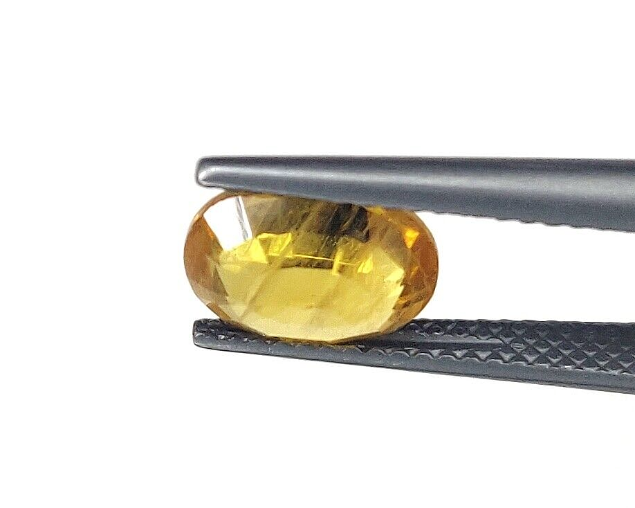 Yellow Sapphire Top Quality Natural 9x7mm Oval Shape Precious Loose Gemstone