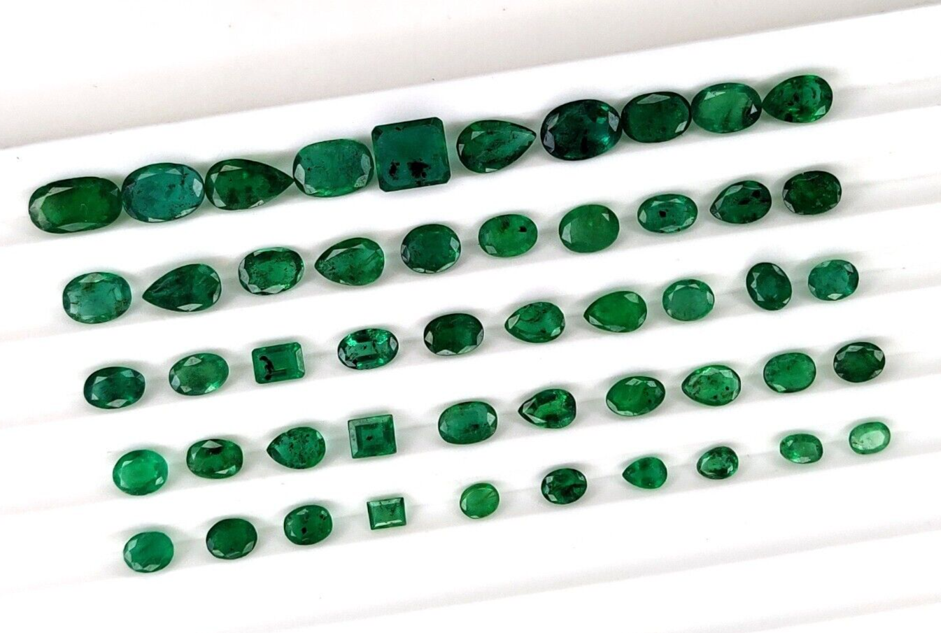 Certified Natural Emerald Mix Precious Loose Gemstones | 82.33cts