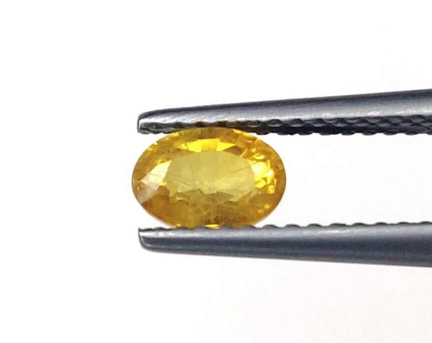 Top Quality Natural Yellow Sapphire 6x4mm Oval Shape Precious Loose Gemstone