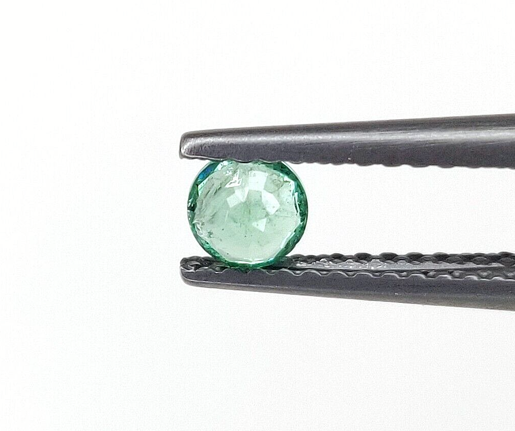 20 Pcs Natural Zambian Emerald 3mm Round Loose Precious Certified Gemstones