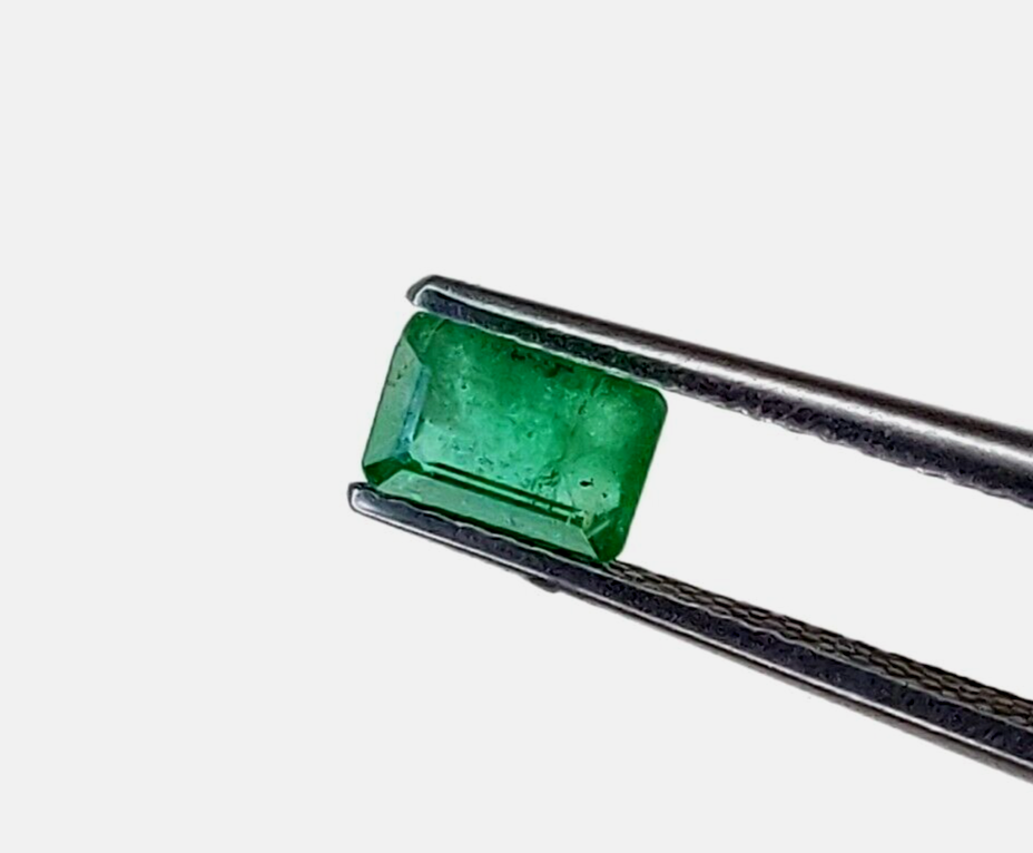 Emerald Gemstone Zambian Natural Emerald Gemstone 6x4mm Octagon Shape Gemstones