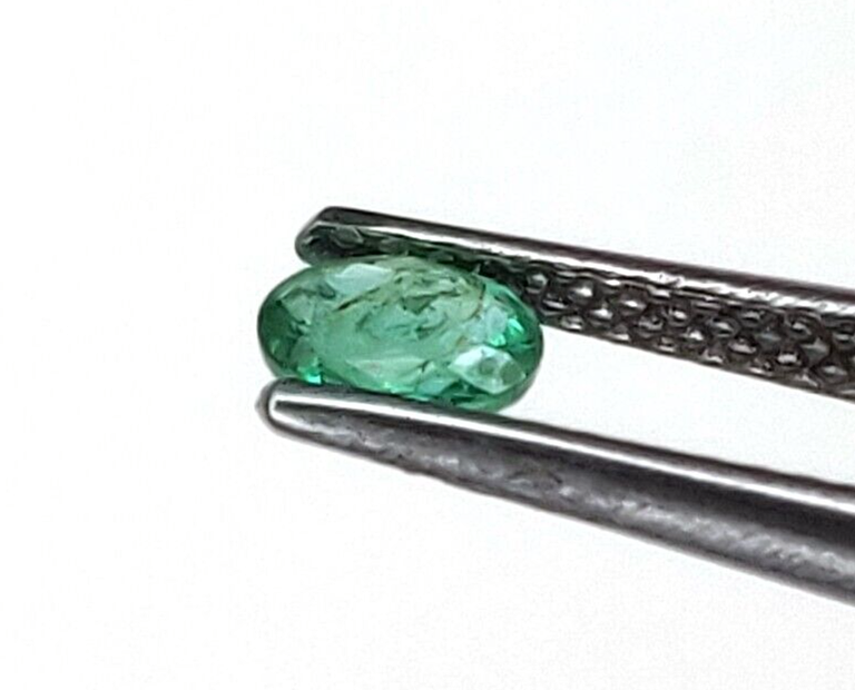 Natural Zambian Emerald 4 Pc 4.5x3.5mm Oval Precious Gemstone For Jewelry Making