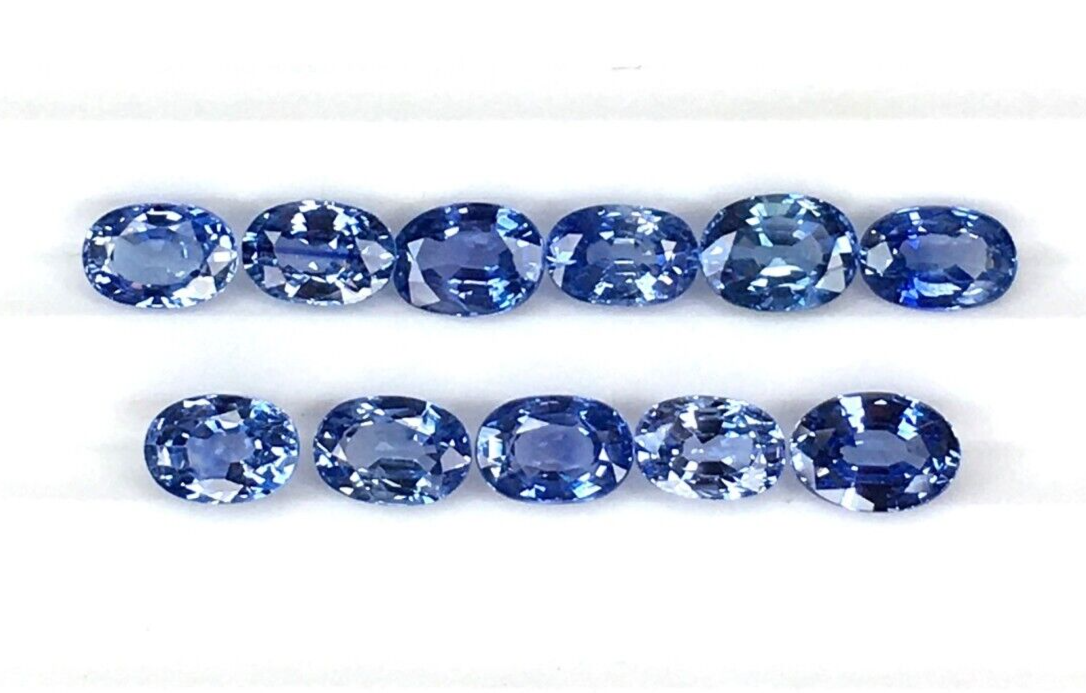 1 Pc Sri Lanka Ceylon Natural Blue Sapphire 6x4mm Oval Top Quality Gemstones