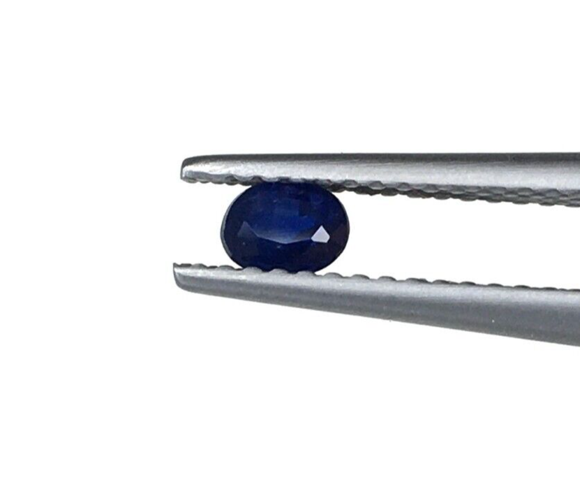 10 Pcs Natural Blue Sapphire 4x3mm Oval Shape Precious Loose Certified Gemstones