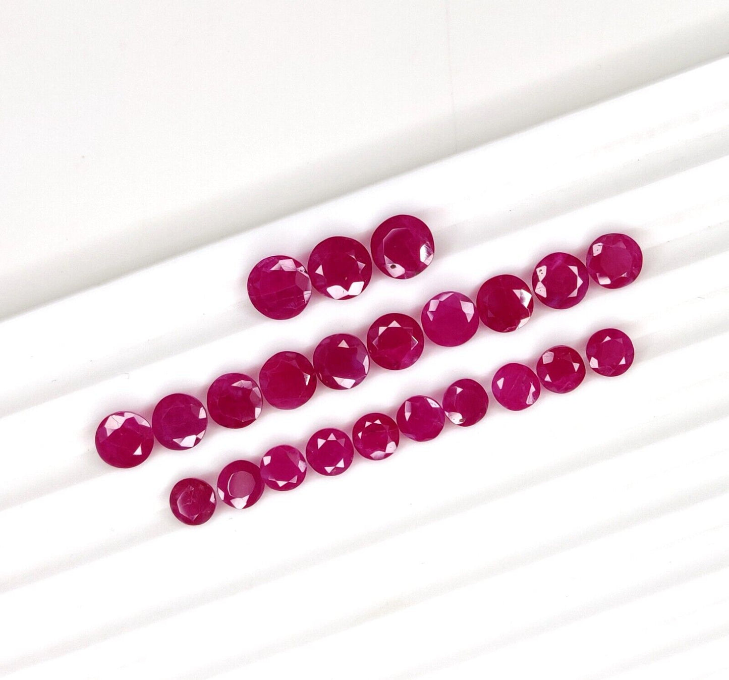 6mm Natural Ruby Round Shape Precious Loose Gemstone | Certified Loose Gemstone