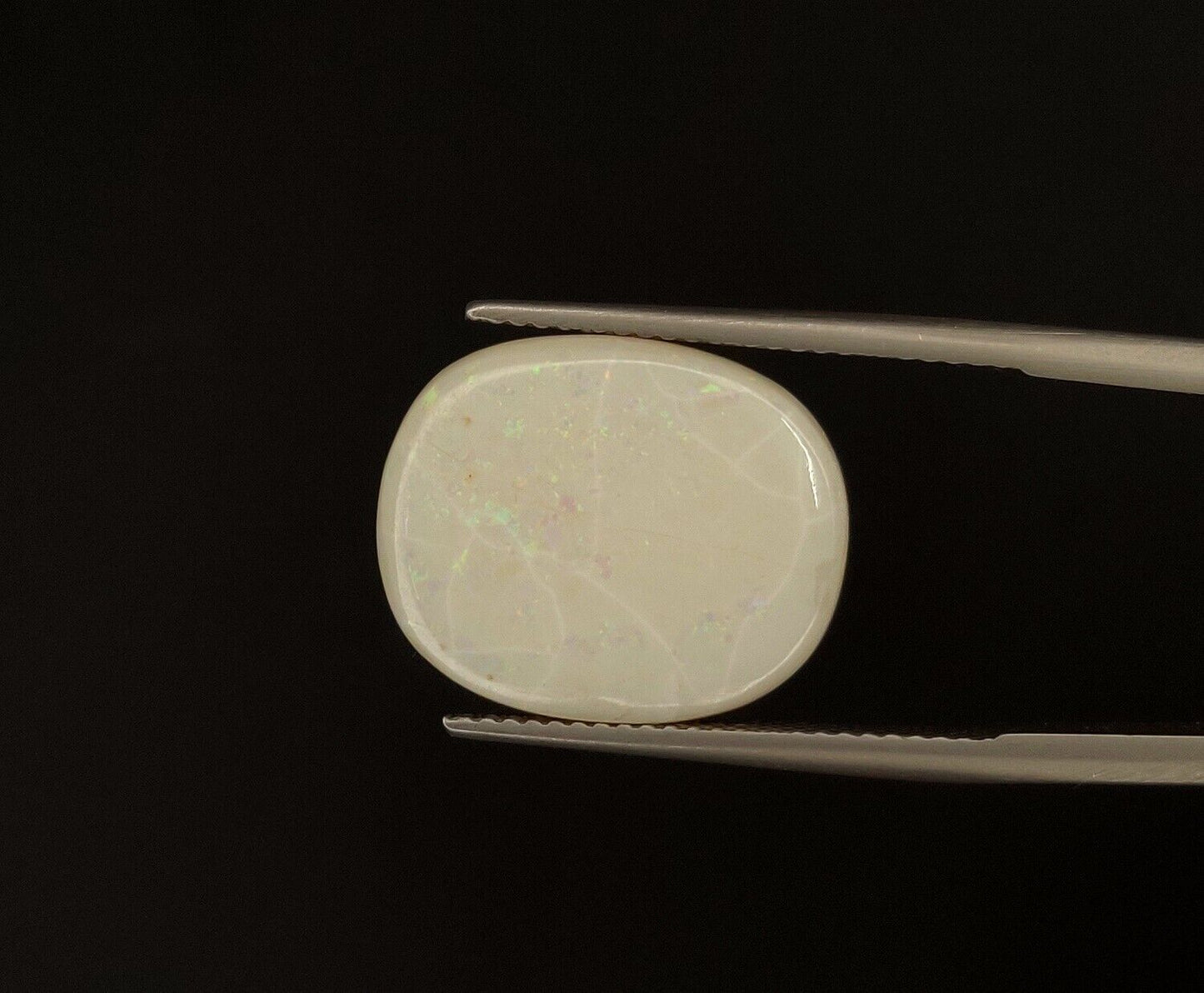 Natural Australian Multi Fire Opal Oval Shape Loose Gemstone For Jewelry Making