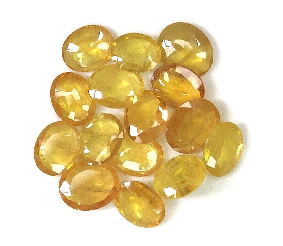 Yellow Sapphire Natural Top Quality 10x8mm Oval Shape Precious Loose Gemstone
