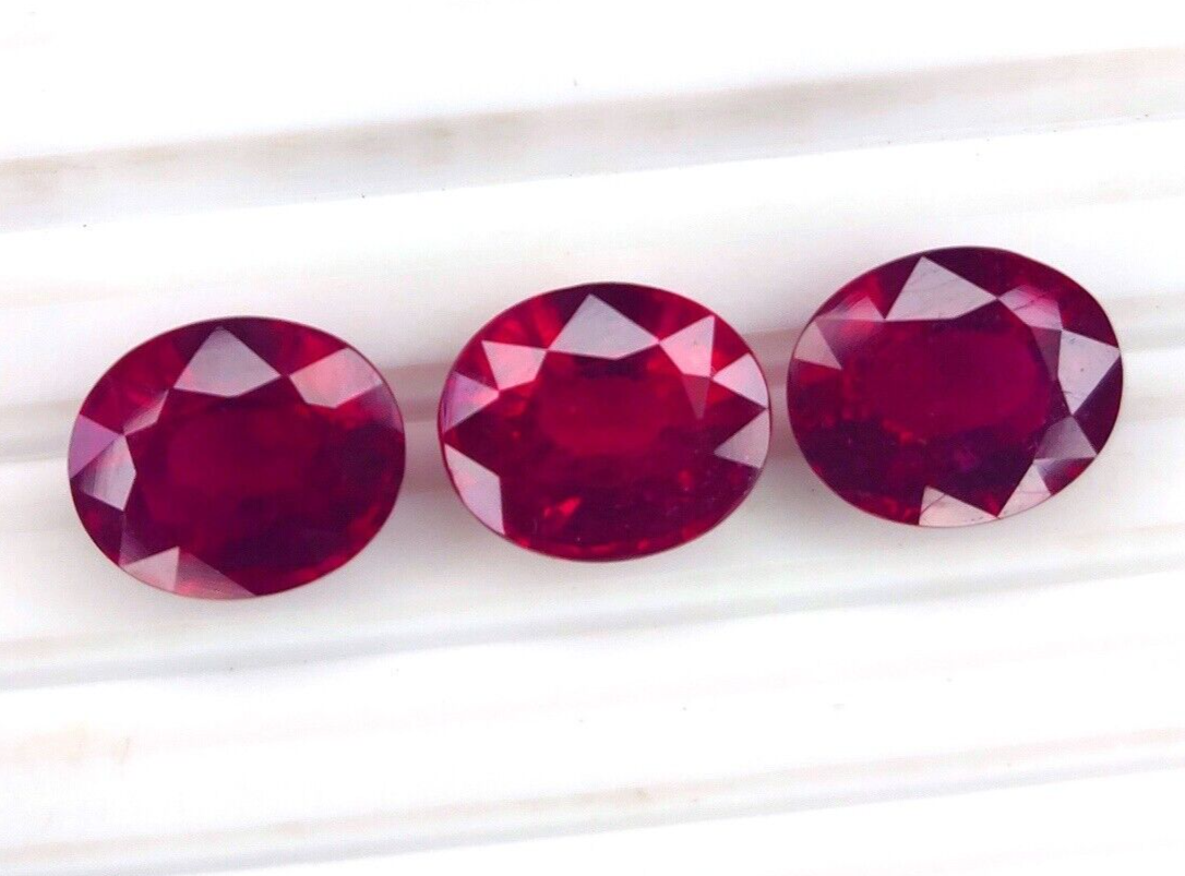 1 Pc Natural Ruby Top Quality 12x10mm Oval Shape Precious Loose Jewelry Gemstone