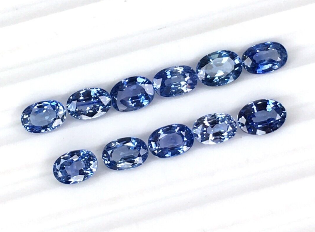 1 Pc Sri Lanka Ceylon Natural Blue Sapphire 6x4mm Oval Top Quality Gemstones