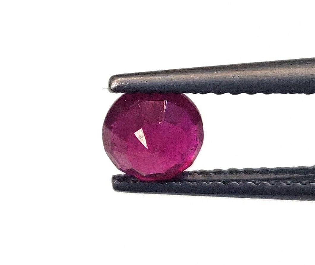 10 Pcs Natural Ruby 5.5mm Round Shape Precious Loose Gemstones For Jewelry