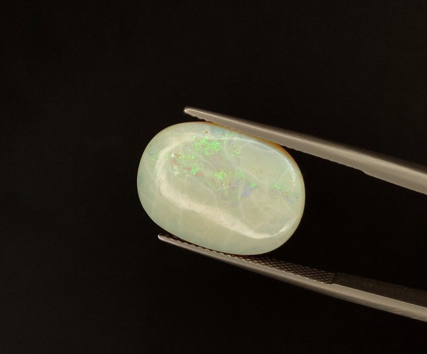Natural Australian Multi Fire Opal Oval Shape Loose Gemstone For Jewelry Making