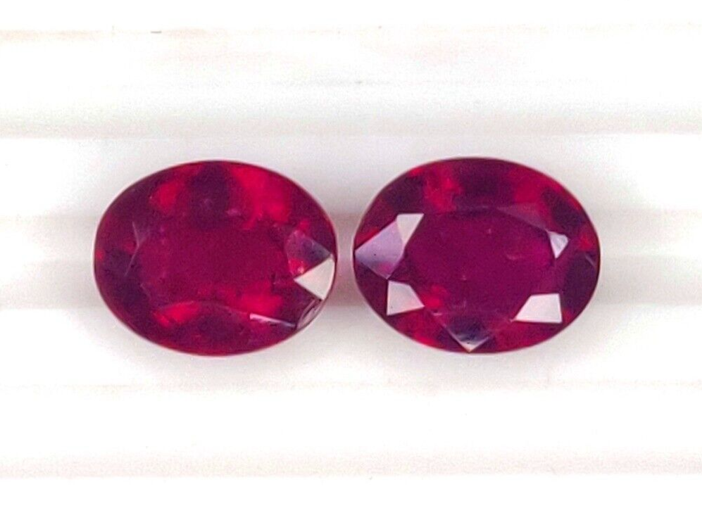 1 Pc Natural Ruby Top Quality 10x8mm Oval Shape Precious Loose Jewelry Gemstones