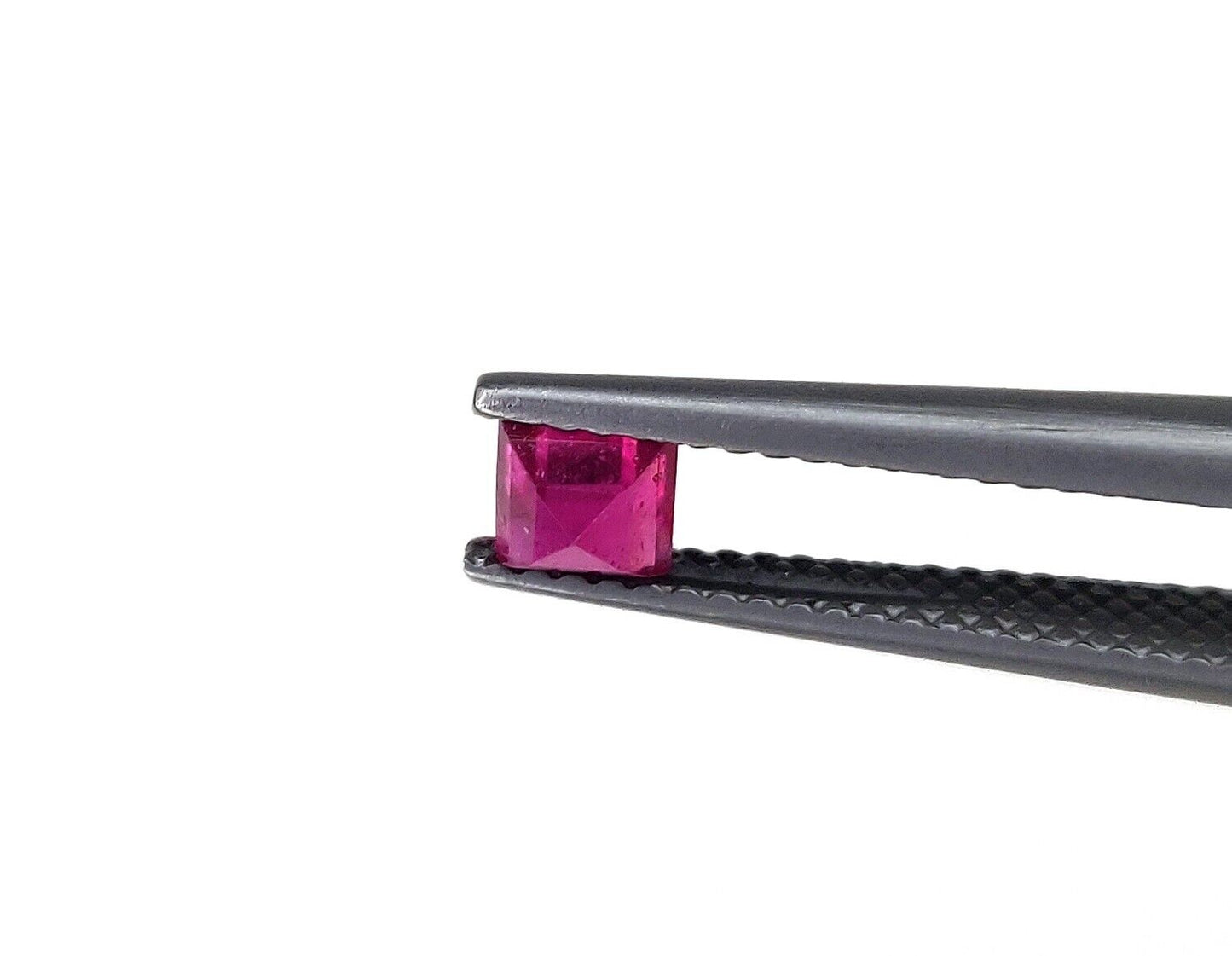 15 Pcs Natural Ruby 4mm Square Shape Precious Loose Gemstones For Jewelry Making