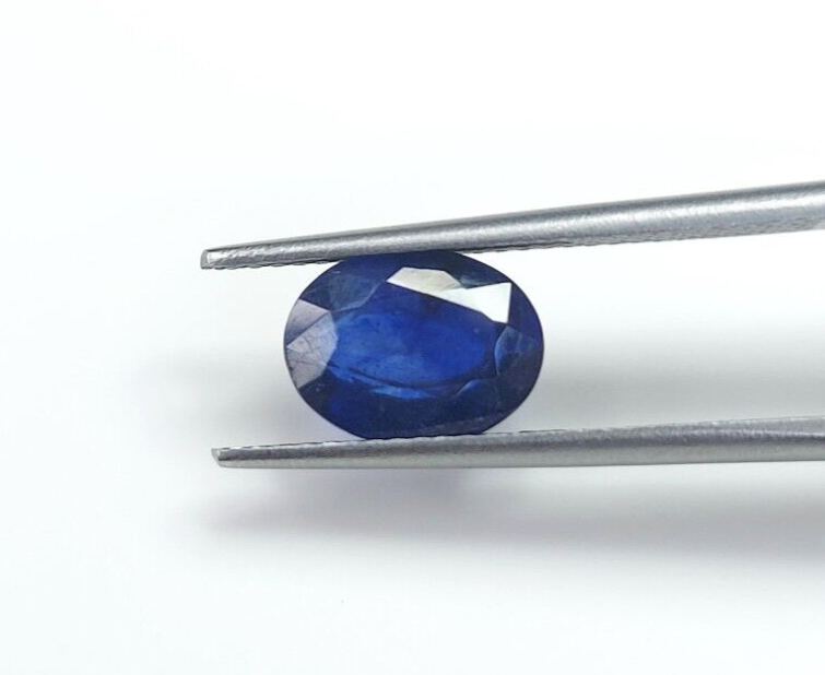 Natural Blue Sapphire 10x8mm Oval Shape Certified Precious Loose Gemstone