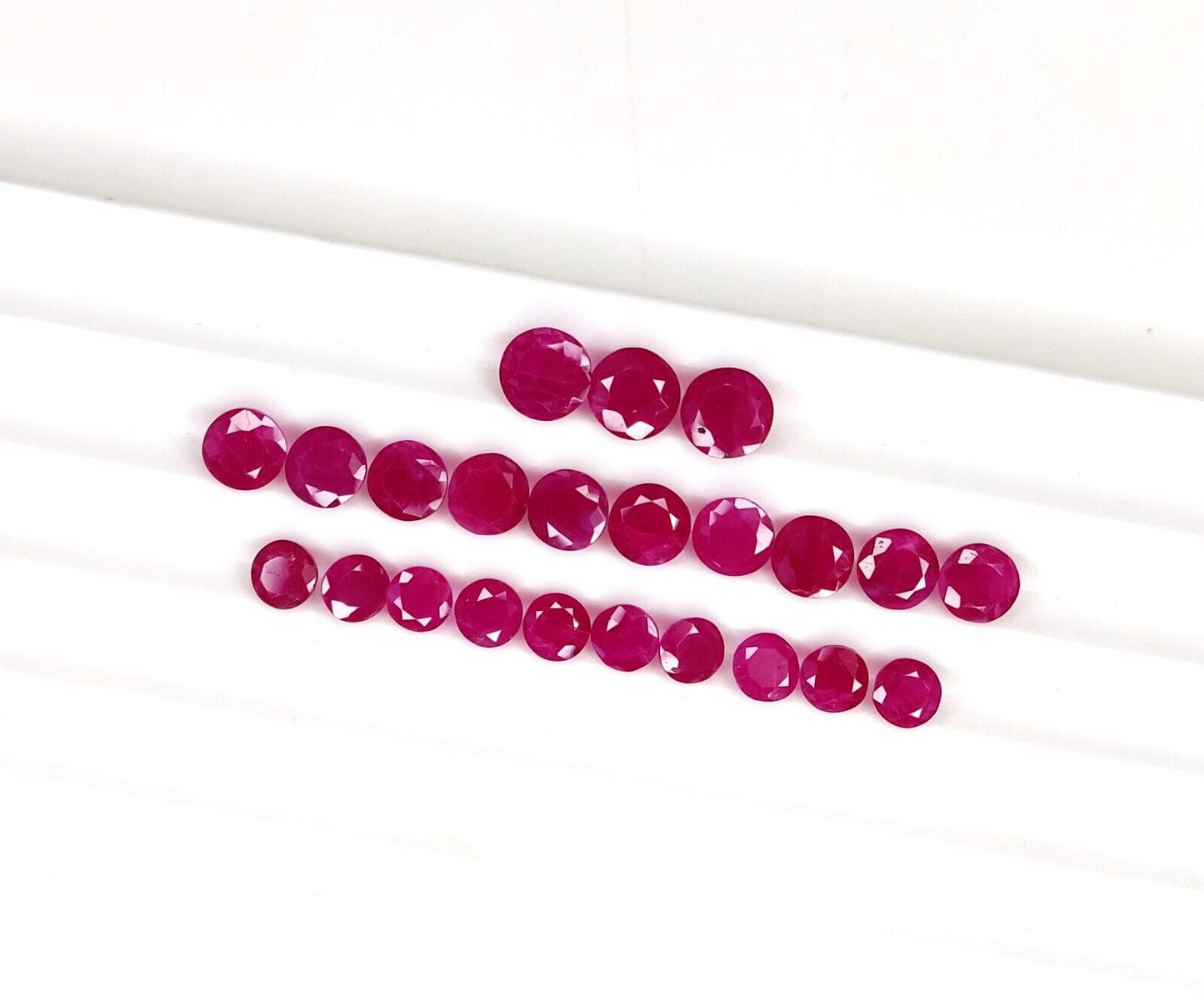 6mm Natural Ruby Round Shape Precious Loose Gemstone | Certified Loose Gemstone