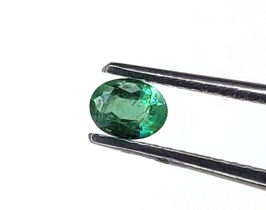 Natural Zambian Emerald 4 Pc 4.5x3.5mm Oval Precious Gemstone For Jewelry Making