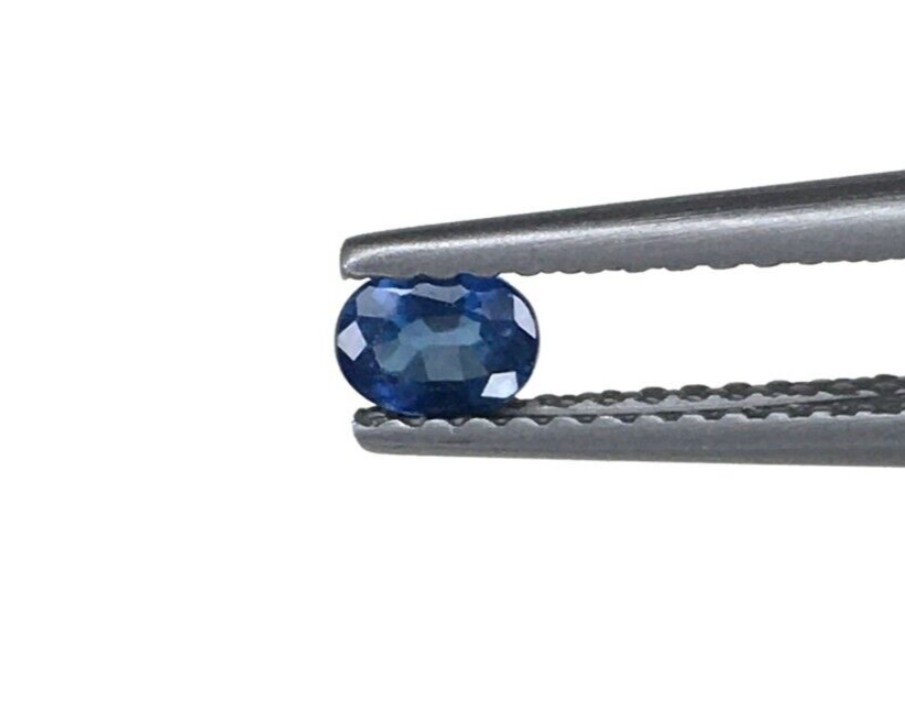 10 Pcs Natural Blue Sapphire 4x3mm Oval Shape Precious Loose Certified Gemstones