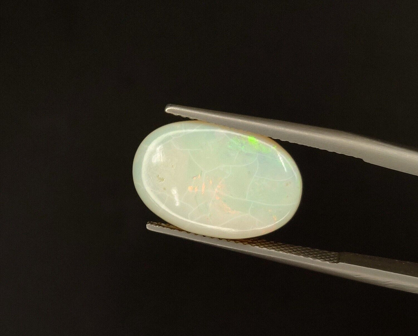 Natural Australian Multi Fire Opal Oval Shape Loose Gemstone For Jewelry Making