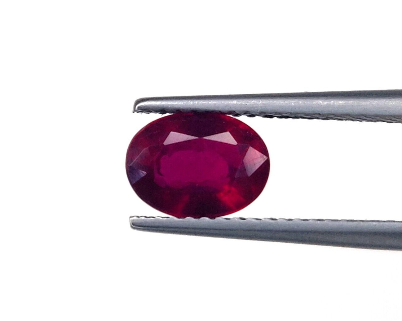 1 Pc Natural Ruby Top Quality 8x6mm Oval Shape Precious Loose Jewelry Gemstones