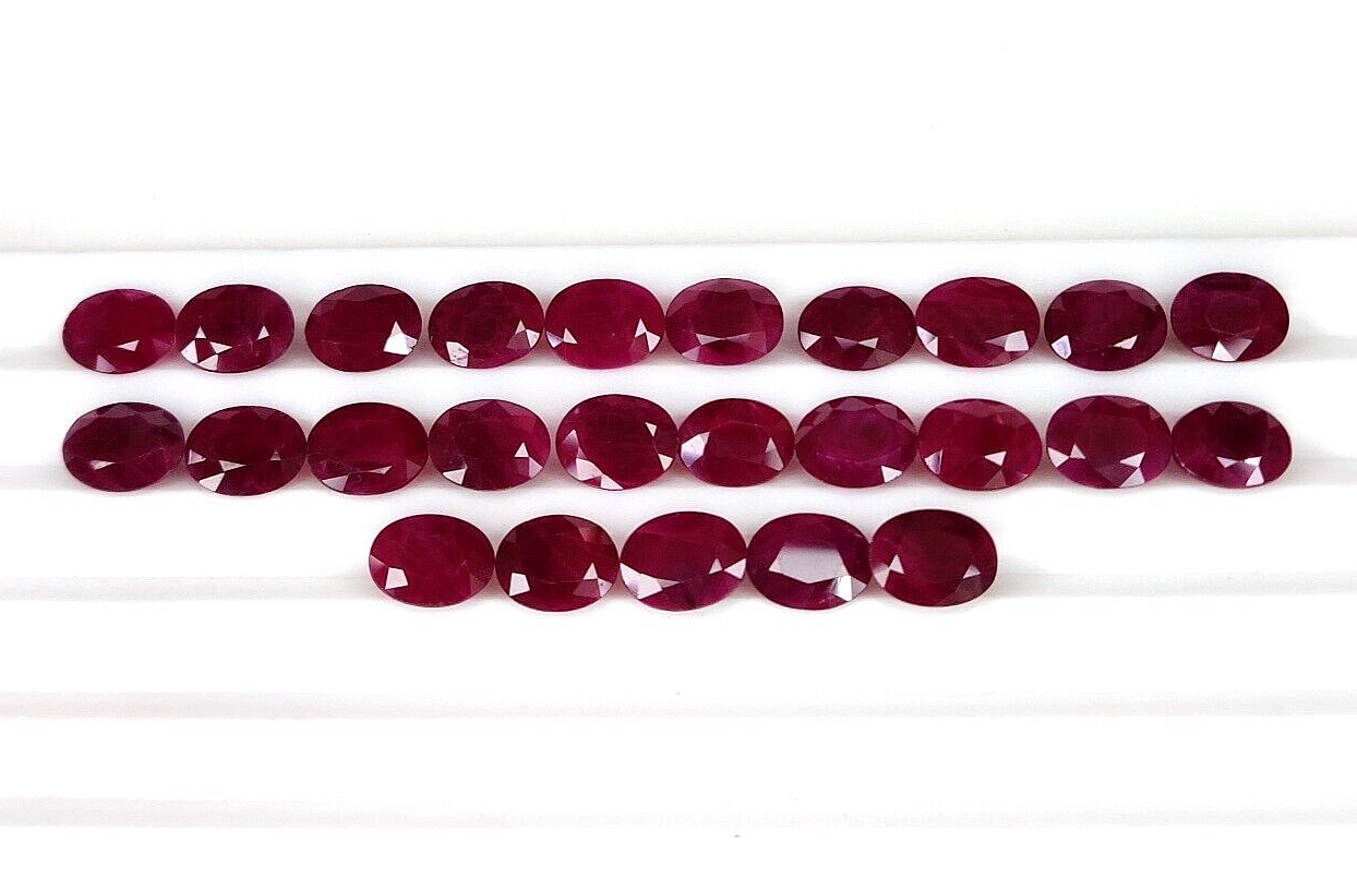 Natural Burma Red Ruby Oval Shape 9x7mm 1 Pc Precious Loose Certified Gemstone