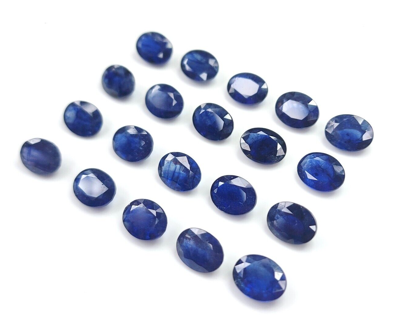 Natural Blue Sapphire 10x8mm Oval Shape Certified Precious Loose Gemstone
