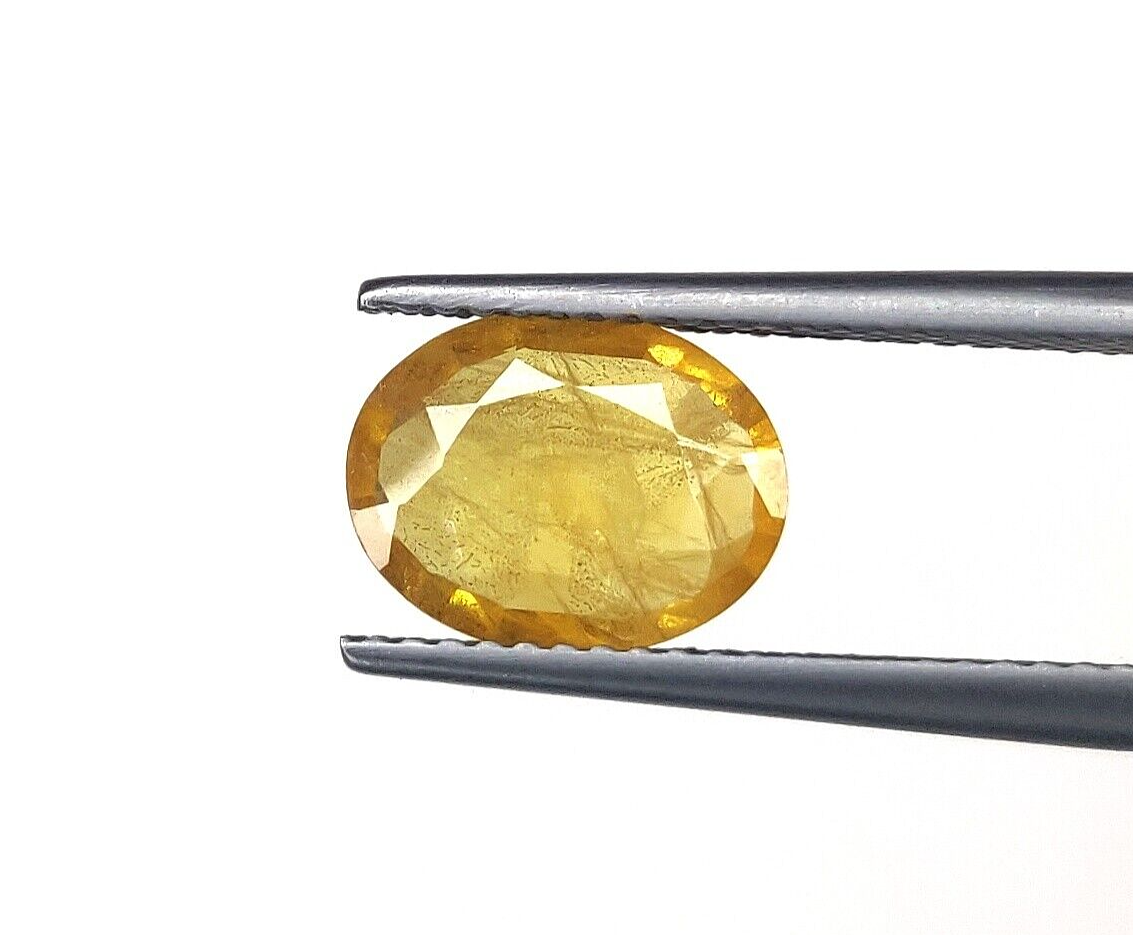 Yellow Sapphire Natural Top Quality 10x8mm Oval Shape Precious Loose Gemstone