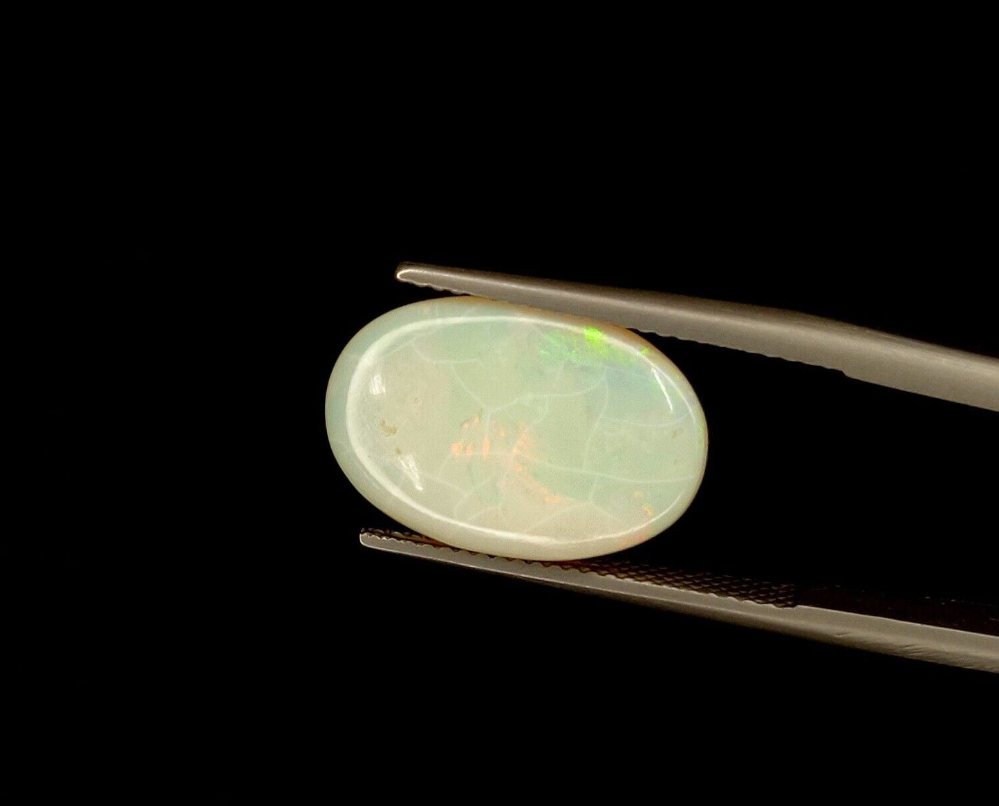 Natural Australian Multi Fire Opal Oval Shape Loose Gemstone For Jewelry Making