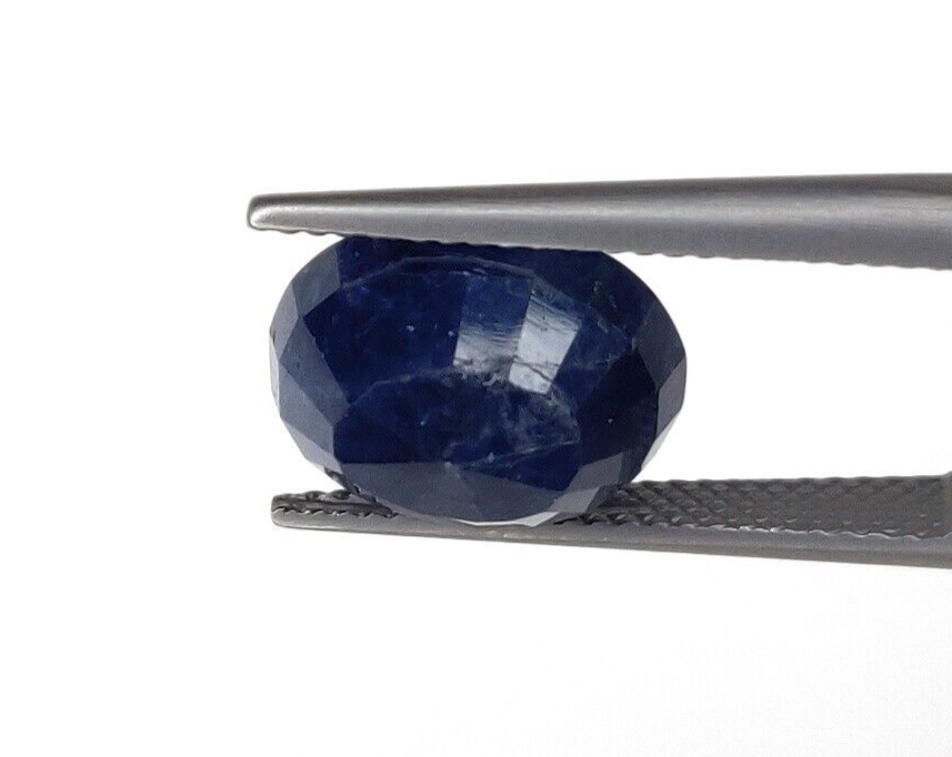 Natural Untreated Blue Sapphire 8.42cts Oval Shape Precious Loose Gemstone