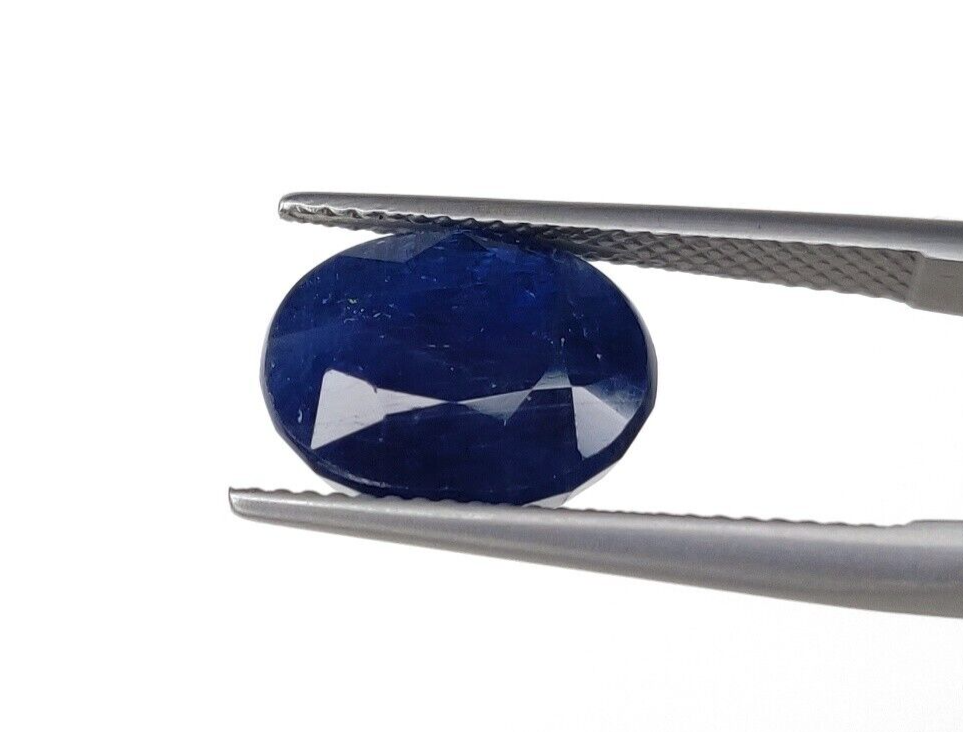 Natural Untreated Blue Sapphire 8.42cts Oval Shape Precious Loose Gemstone