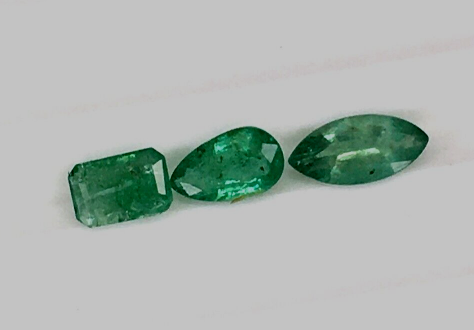 Certified Natural Emerald Mix Size Shape Precious Loose Gemstone | 1.70cts
